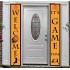 Basketball Party Decorations Porch Sign Hanging Backdrop Banner - Basketball Sport Birthday Party Supplies Photo Booth Prop Welcome Wall Decoration Indoor/Outdoor