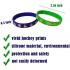 24PCS Mardi Gras Party Favors Rubber Bracelets - Carnival Birthday Party Supplies Decorations Goodie Bag Stuffers Fillers Silicone Wristbands