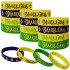 24PCS Mardi Gras Party Favors Rubber Bracelets - Carnival Birthday Party Supplies Decorations Goodie Bag Stuffers Fillers Silicone Wristbands