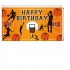 Basketball Themed Party Backdrop Banner - Basketball Sport Baby Shower Birthday Party Supplies Photo Booth Prop Wall Decorations Indoor/Outdoor(70