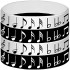 24PCS Piano Notes Rubber Bracelets -Piano Notes Theme Party Supplies Decorations Music Birthday Baby Shower Slicone Wristbands Party Favors